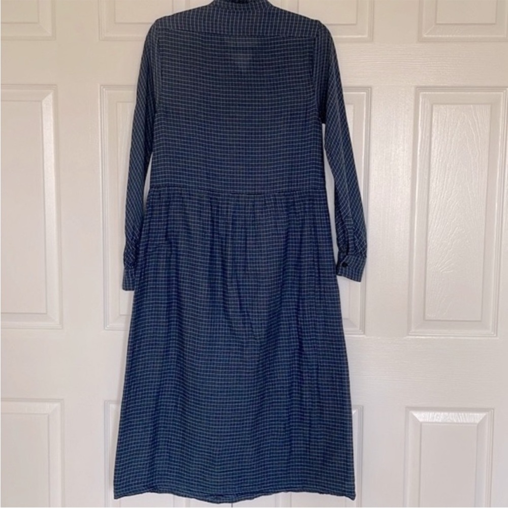 MASSCOB Betty blue plaid dress, size EU XS/ US 4 - Picture 15 of 16